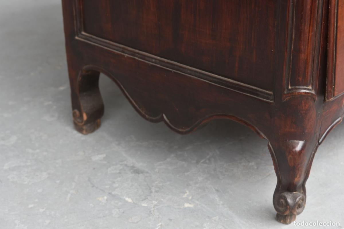 Antig&uuml;edades: Commode arbal&egrave;te galb&eacute;e noyer &eacute;poque XVIII&egrave;me - Foto 9