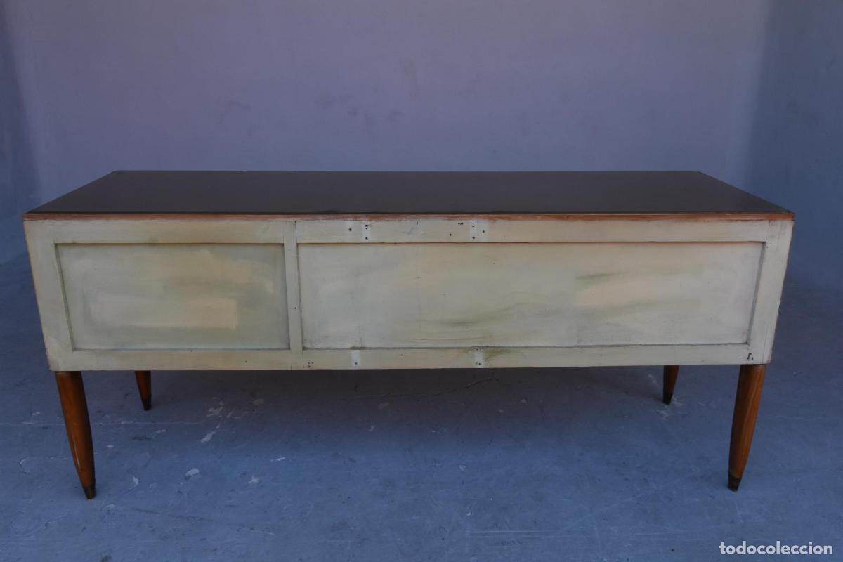Antig&uuml;edades: Commode 1950 en Sycomore dans lesprit de Paolo Buffa - Foto 7