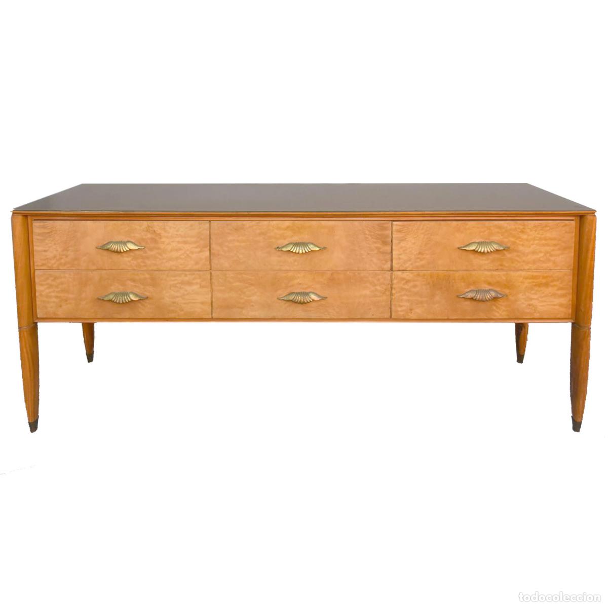 Antig&uuml;edades: Commode 1950 en Sycomore dans lesprit de Paolo Buffa - Foto 1