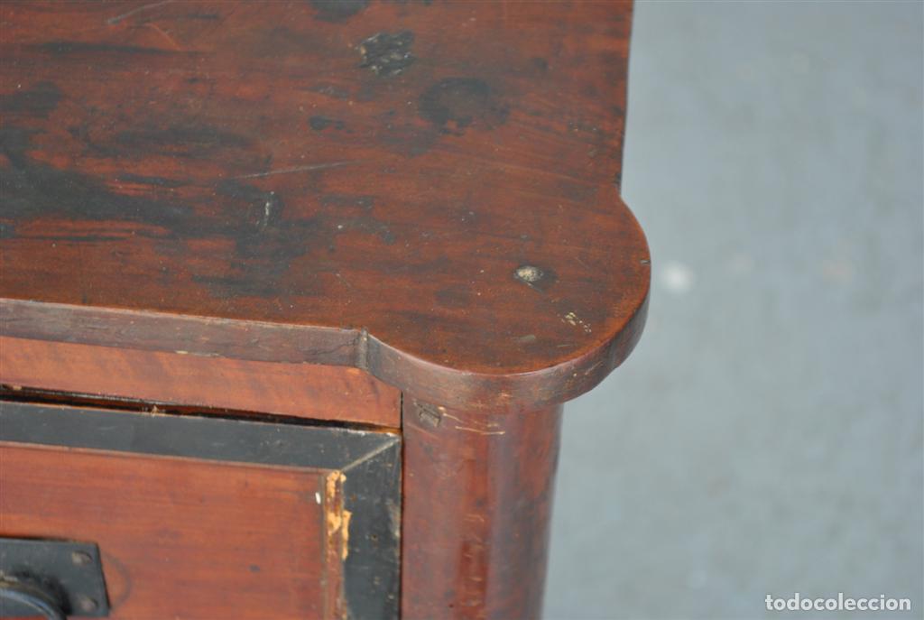 Antig&uuml;edades: Commode d&eacute;poque Louis XVI en noyer - Foto 8