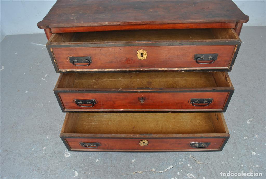 Antig&uuml;edades: Commode d&eacute;poque Louis XVI en noyer - Foto 10