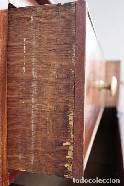 Antig&uuml;edades: Commode de marine &eacute;poque 1900 acajou - Foto 6
