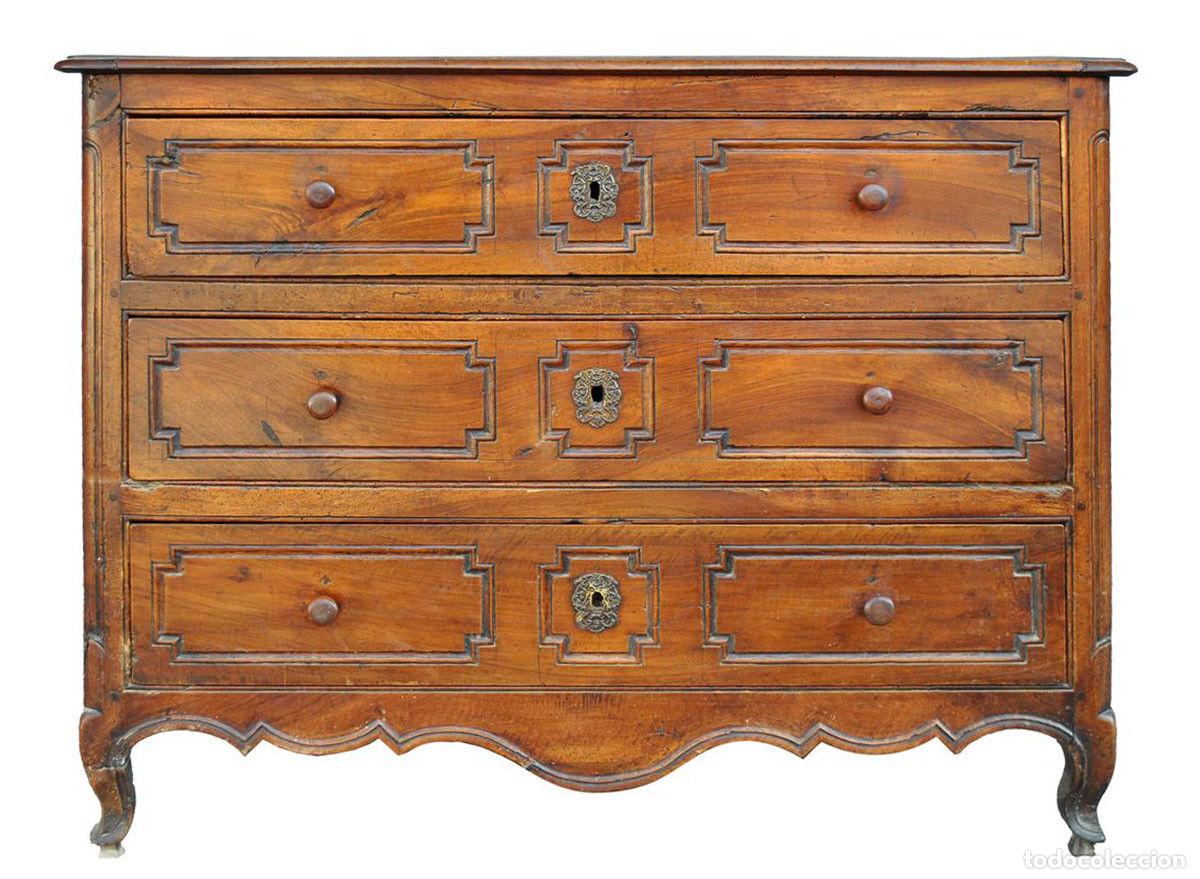 Antig&uuml;edades: Commode en noyer d&eacute;poque XVIII&egrave;me - Foto 1