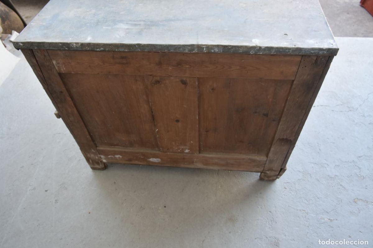 Antig&uuml;edades: Commode &eacute;tabli rustique avec &eacute;tau d&eacute;but XIX&egrave;me - Foto 5