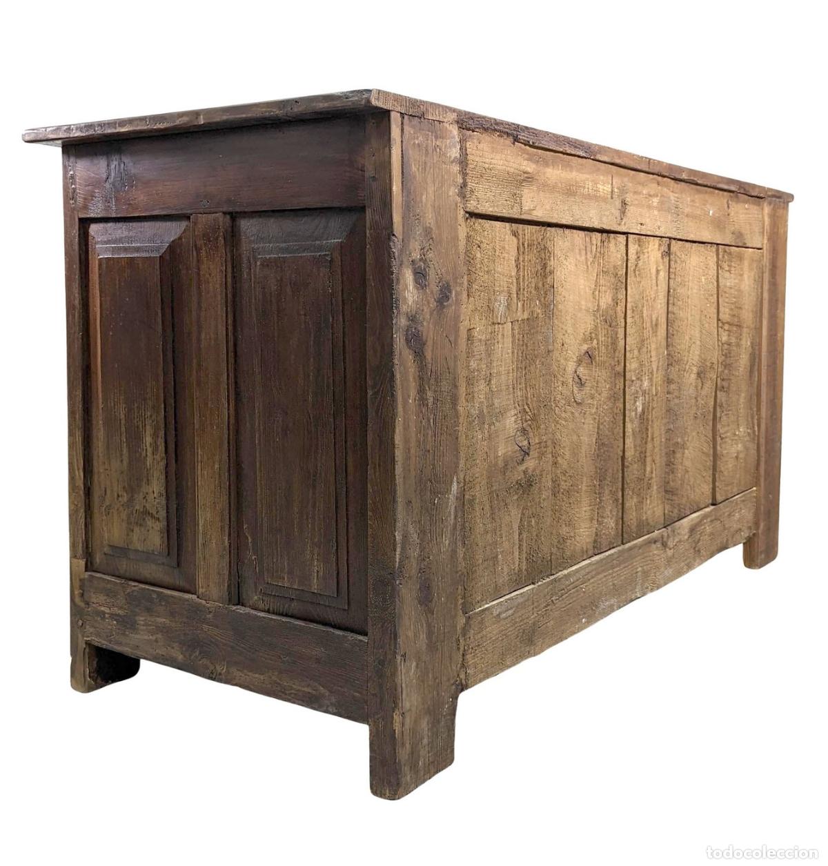 Antig&uuml;edades: Commode rustique bois blanc d&eacute;but XIX&egrave;me - Foto 2