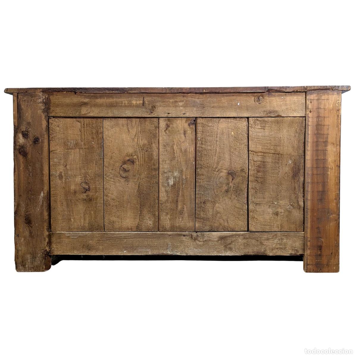 Antig&uuml;edades: Commode rustique bois blanc d&eacute;but XIX&egrave;me - Foto 3