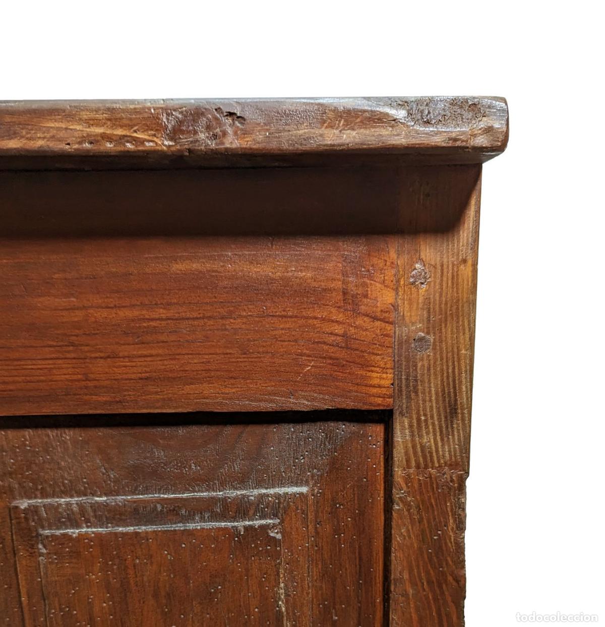Antig&uuml;edades: Commode rustique bois blanc d&eacute;but XIX&egrave;me - Foto 8