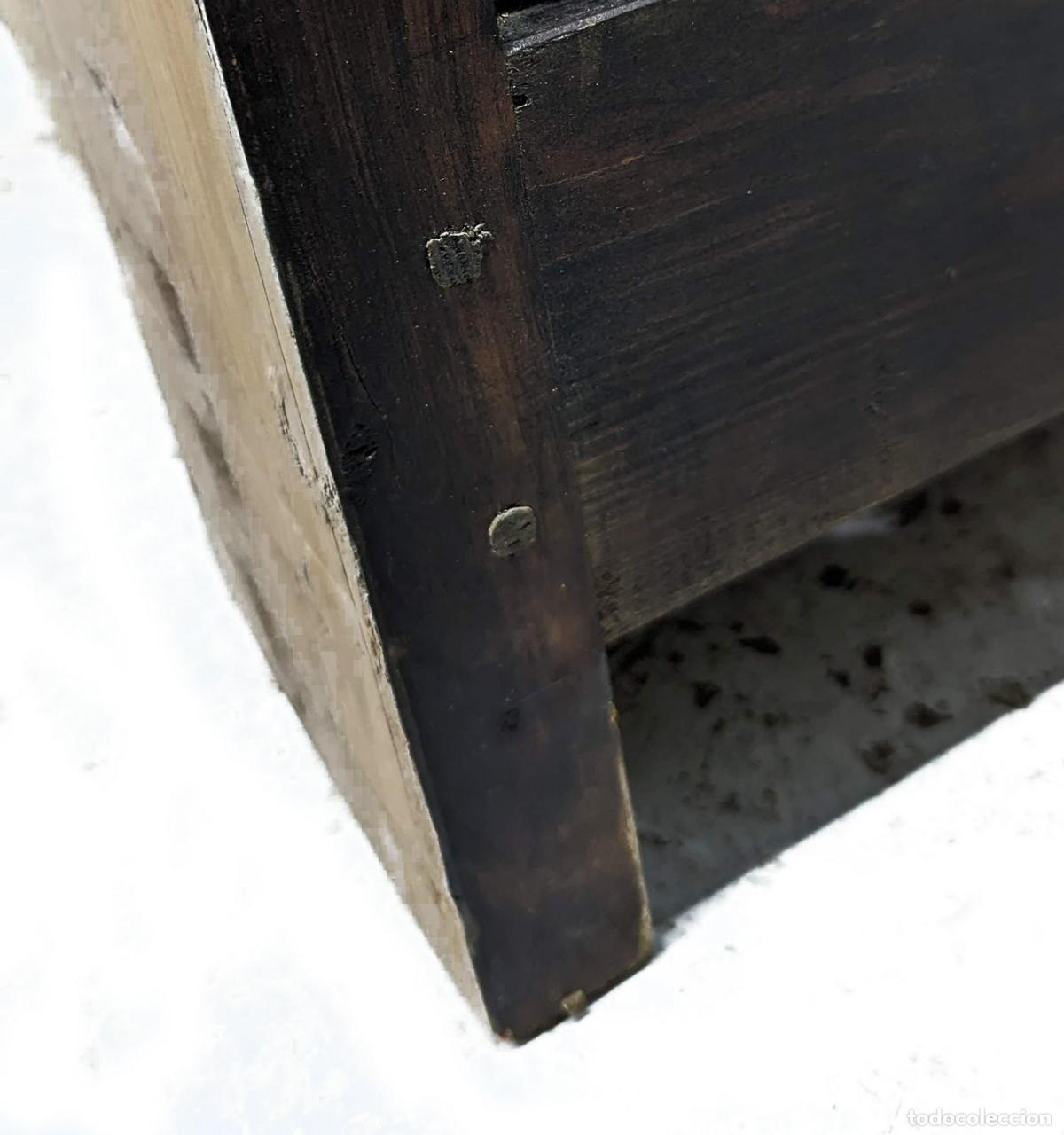 Antig&uuml;edades: Commode rustique bois blanc d&eacute;but XIX&egrave;me - Foto 10