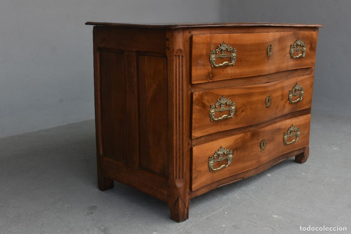 Antig&uuml;edades: Commode rustique en noyer d&eacute;poque XVIII&egrave;me - Foto 2
