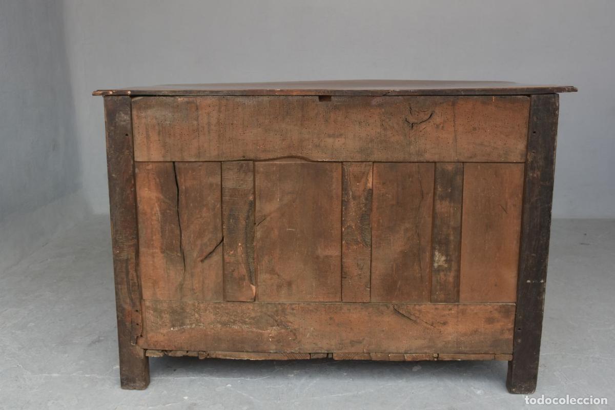 Antig&uuml;edades: Commode rustique en noyer d&eacute;poque XVIII&egrave;me - Foto 9