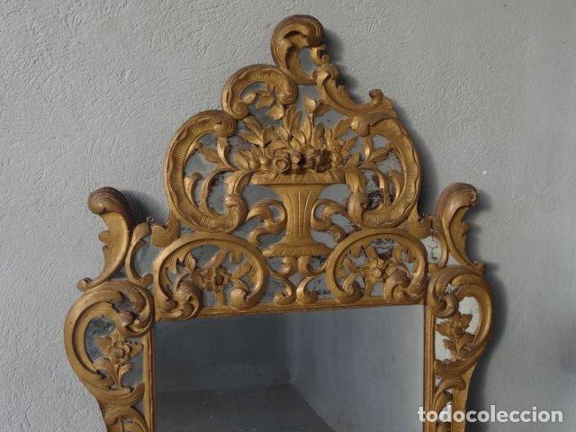 Antig&uuml;edades: Miroir de Beaucaire proven&ccedil;al bois dor&eacute; - Foto 2