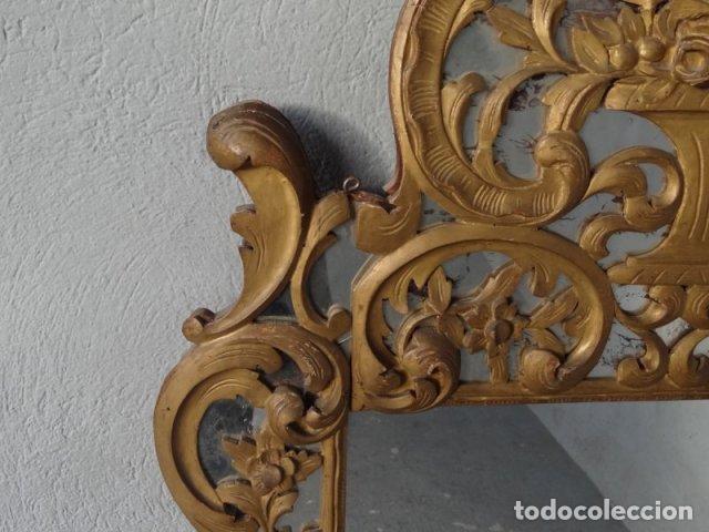 Antig&uuml;edades: Miroir de Beaucaire proven&ccedil;al bois dor&eacute; - Foto 3