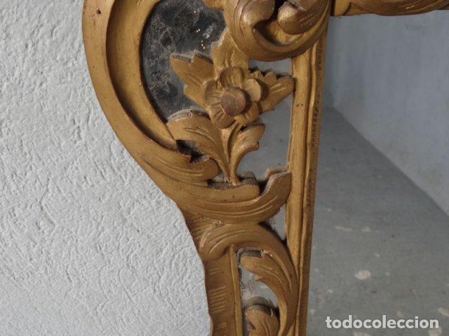 Antig&uuml;edades: Miroir de Beaucaire proven&ccedil;al bois dor&eacute; - Foto 6