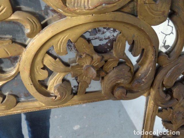Antig&uuml;edades: Miroir de Beaucaire proven&ccedil;al bois dor&eacute; - Foto 7