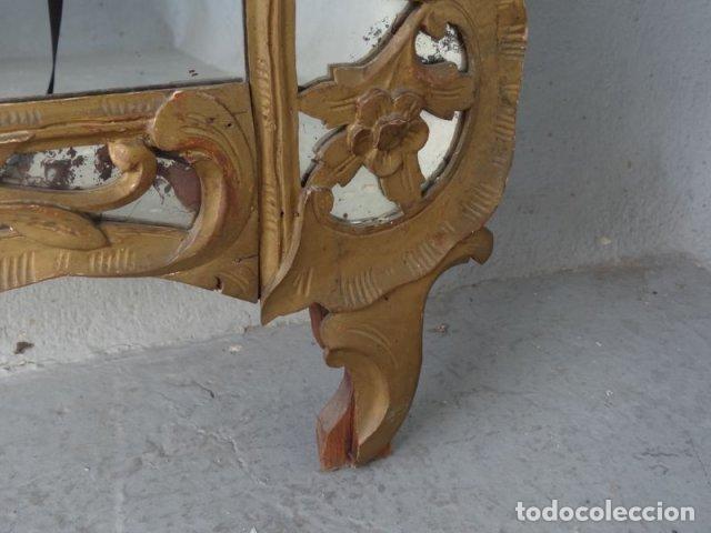Antig&uuml;edades: Miroir de Beaucaire proven&ccedil;al bois dor&eacute; - Foto 8