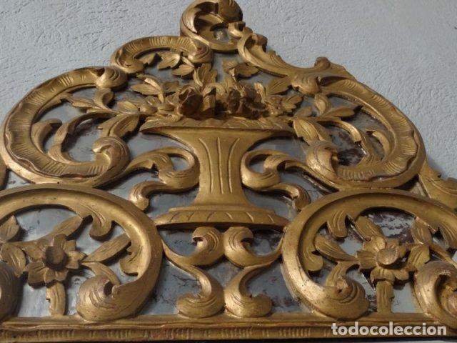 Antig&uuml;edades: Miroir de Beaucaire proven&ccedil;al bois dor&eacute; - Foto 10