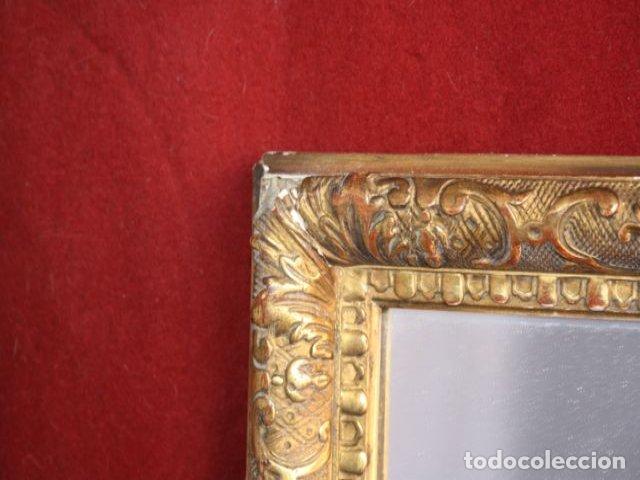 Antig&uuml;edades: Miroir en stuc dor&eacute; de style 67 x 52 cm - Foto 4