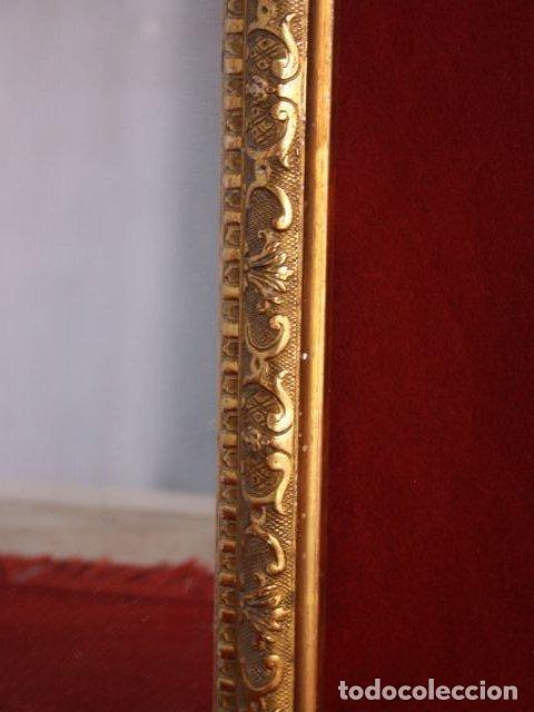 Antig&uuml;edades: Miroir en stuc dor&eacute; de style 67 x 52 cm - Foto 6