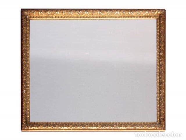 Antig&uuml;edades: Miroir en stuc dor&eacute; de style 67 x 52 cm - Foto 1