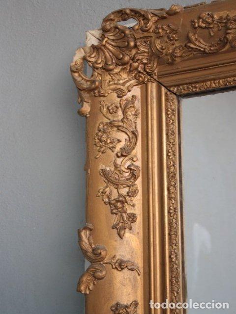 Antig&uuml;edades: Miroir en stuc dor&eacute; &eacute;poque Restauration - Foto 4