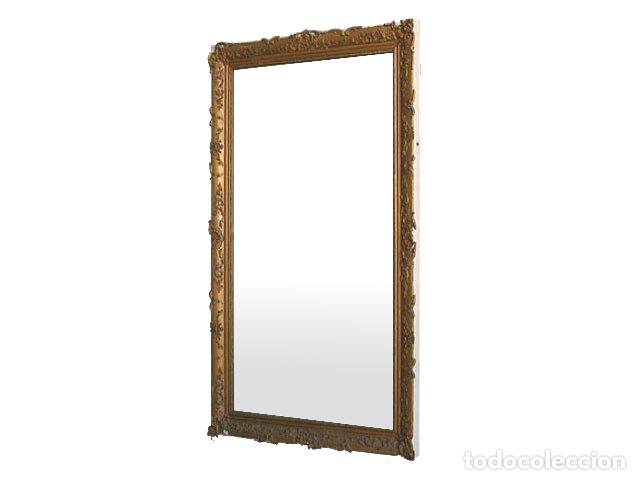Antig&uuml;edades: Miroir en stuc dor&eacute; &eacute;poque Restauration - Foto 1