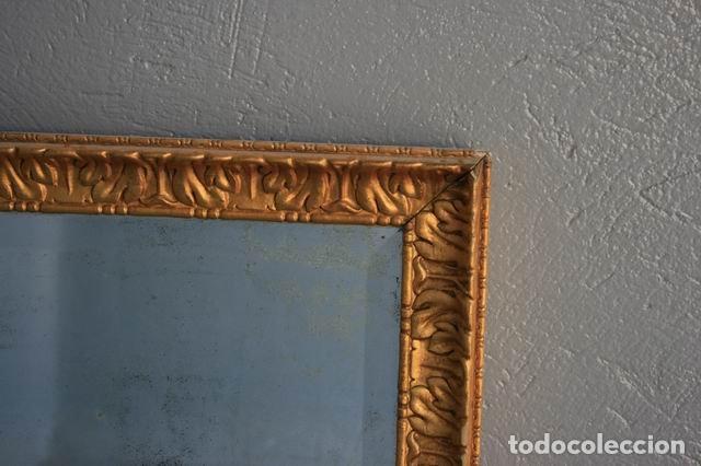 Antig&uuml;edades: Miroir en stuc dor&eacute; de dimension &eacute;poque XIX&egrave;me - Foto 3