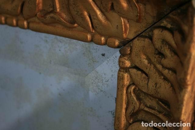Antig&uuml;edades: Miroir en stuc dor&eacute; de dimension &eacute;poque XIX&egrave;me - Foto 4