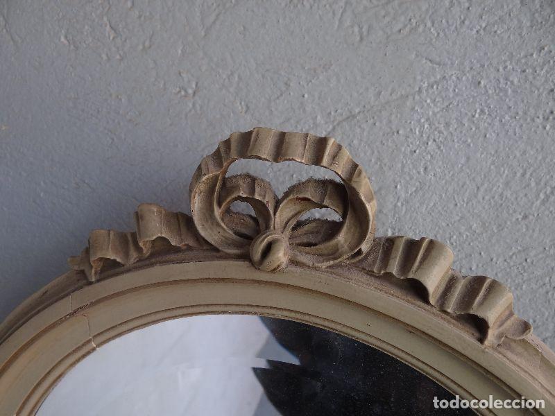 Antig&uuml;edades: Miroir laqu&eacute; de style Louis XVI 1900 - Foto 8