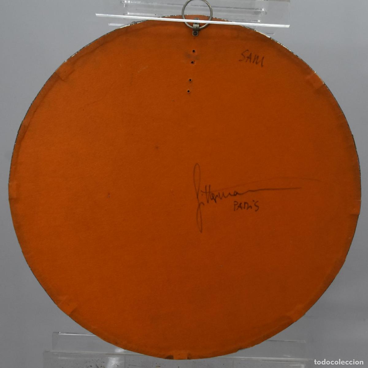 Antig&uuml;edades: Miroir octogonal en m&eacute;tal ann&eacute;es 80 - Foto 3