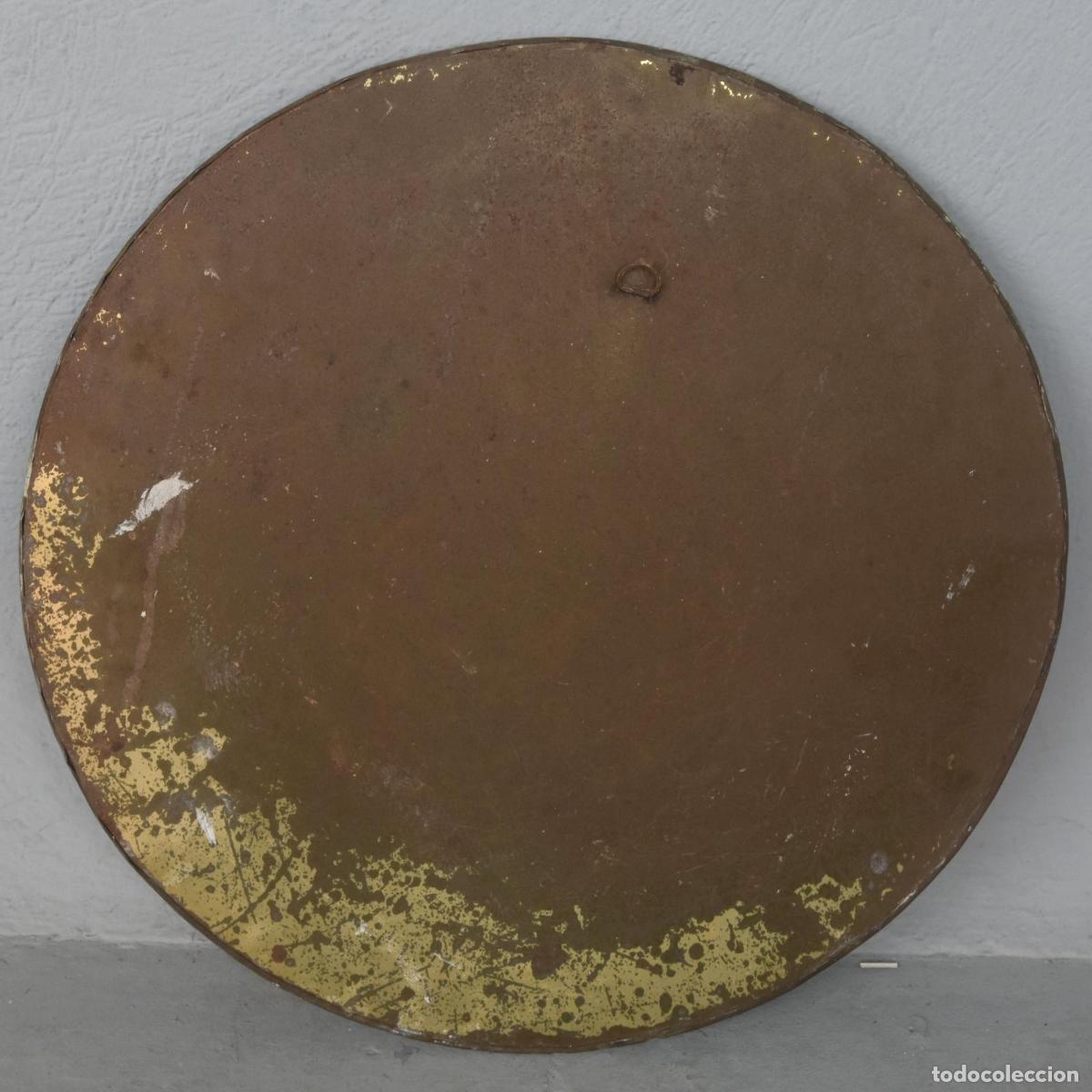 Antig&uuml;edades: Miroir rond 1960 en laiton - Foto 3