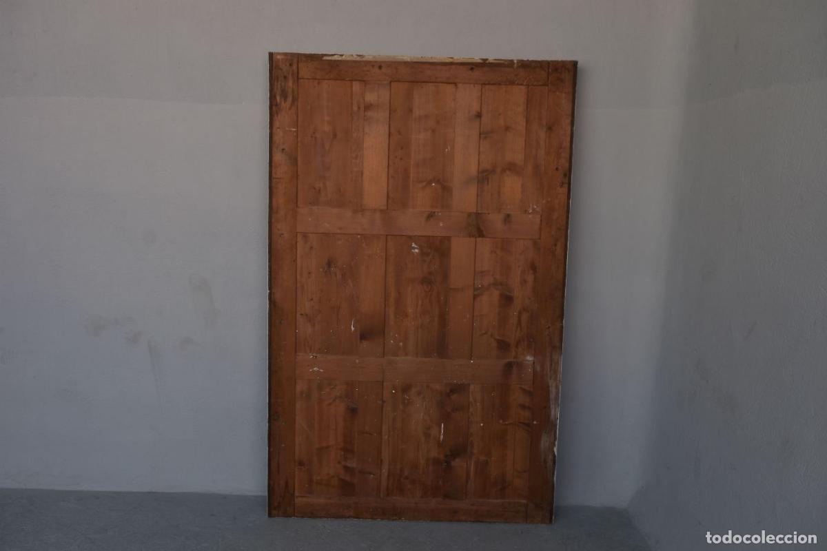 Antig&uuml;edades: Miroir laqu&eacute; cr&egrave;me de style 1900 - Foto 4