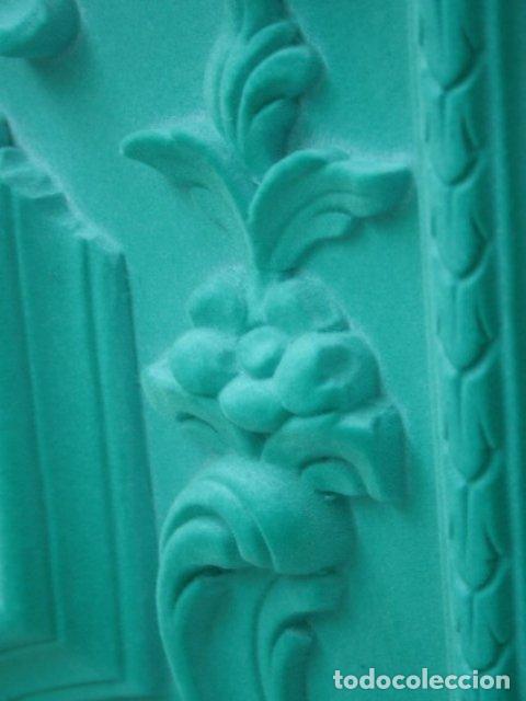 Antig&uuml;edades: Miroir style Louis XV floqu&eacute; Cyan - Foto 8