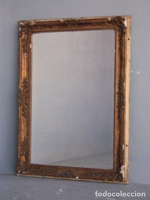 Antig&uuml;edades: Miroir Restauration stuc dor&eacute; rectangle - Foto 2