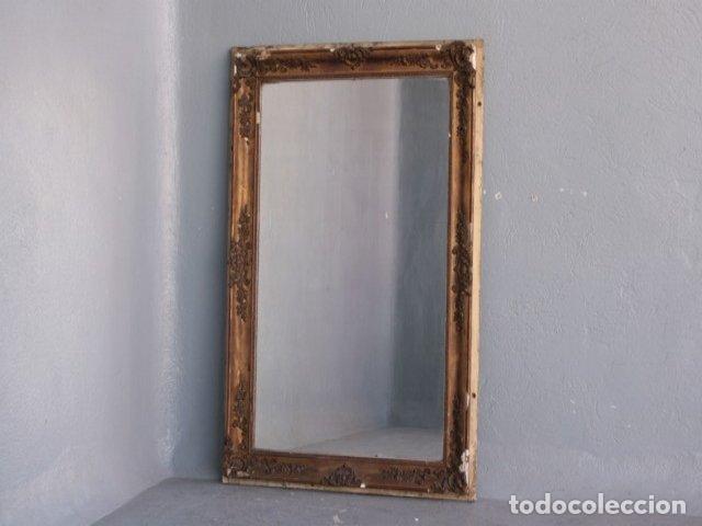 Antig&uuml;edades: Miroir Restauration stuc dor&eacute; rectangle - Foto 3
