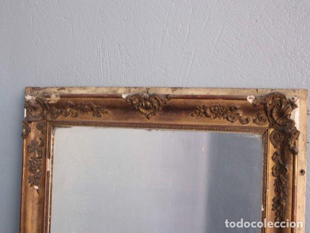 Antig&uuml;edades: Miroir Restauration stuc dor&eacute; rectangle - Foto 5