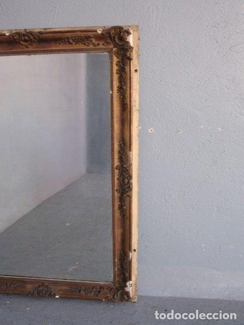 Antig&uuml;edades: Miroir Restauration stuc dor&eacute; rectangle - Foto 6