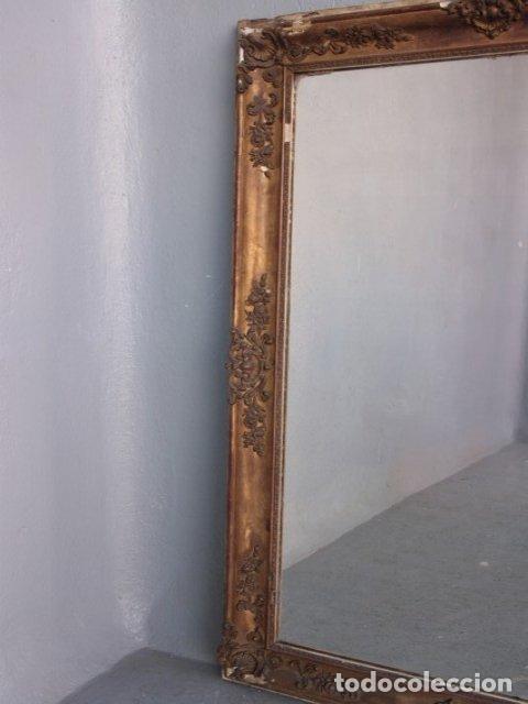 Antig&uuml;edades: Miroir Restauration stuc dor&eacute; rectangle - Foto 7
