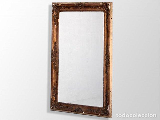 Antig&uuml;edades: Miroir Restauration stuc dor&eacute; rectangle - Foto 1
