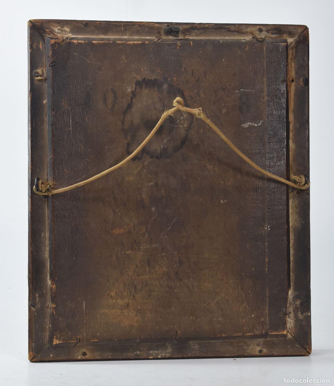 Antig&uuml;edades: Miroir XIX&egrave;me bois et stuc - Foto 2