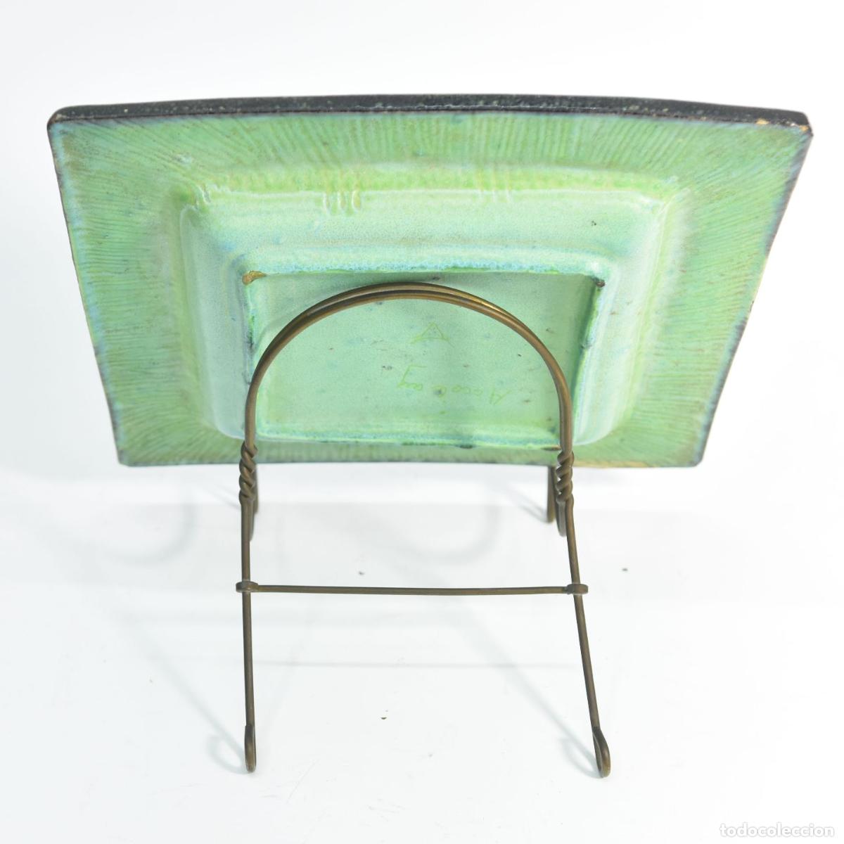Antig&uuml;edades: Assiette d&eacute;corative surr&eacute;aliste par Accolay - Foto 3