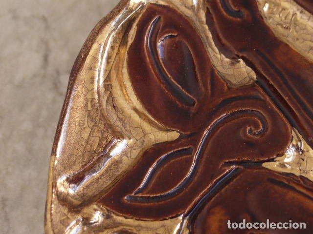 Antig&uuml;edades: Assiette d&eacute;corative Emaux Giraud &agrave; Vallauris - Foto 3
