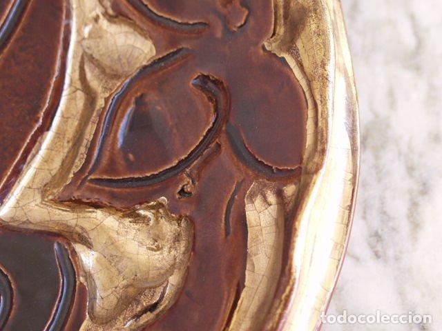 Antig&uuml;edades: Assiette d&eacute;corative Emaux Giraud &agrave; Vallauris - Foto 4