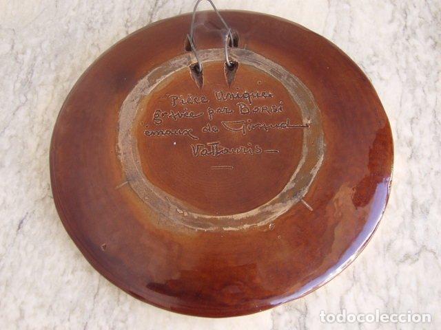 Antig&uuml;edades: Assiette d&eacute;corative Emaux Giraud &agrave; Vallauris - Foto 9