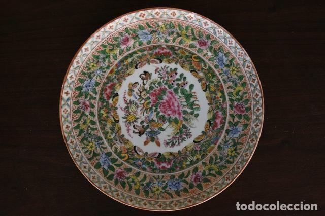 Antig&uuml;edades: Assiette en fa&iuml;ence Chinoise - Foto 2