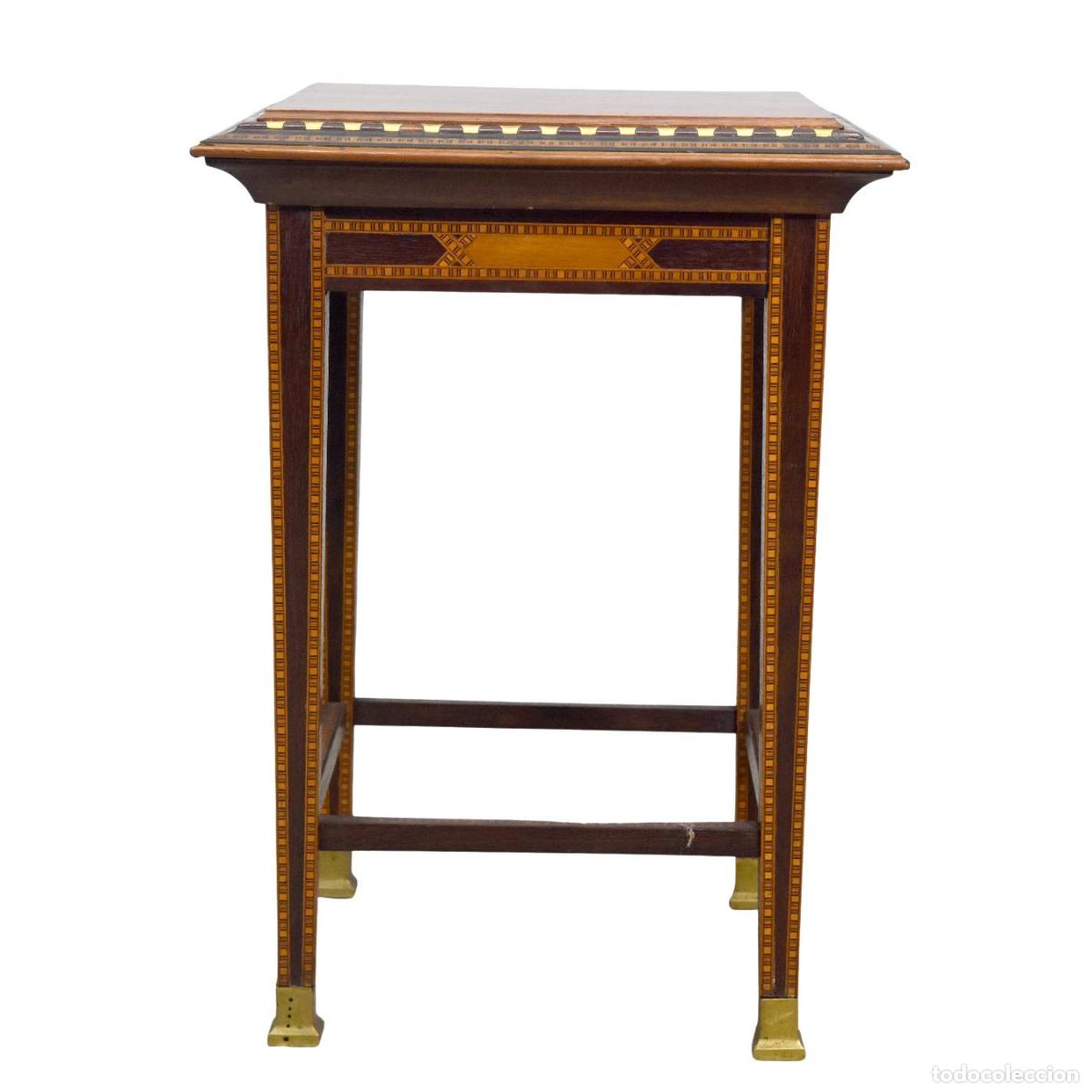 Antig&uuml;edades: Table Syrienne incrustations &eacute;poque d&eacute;but XX&egrave;me - Foto 1