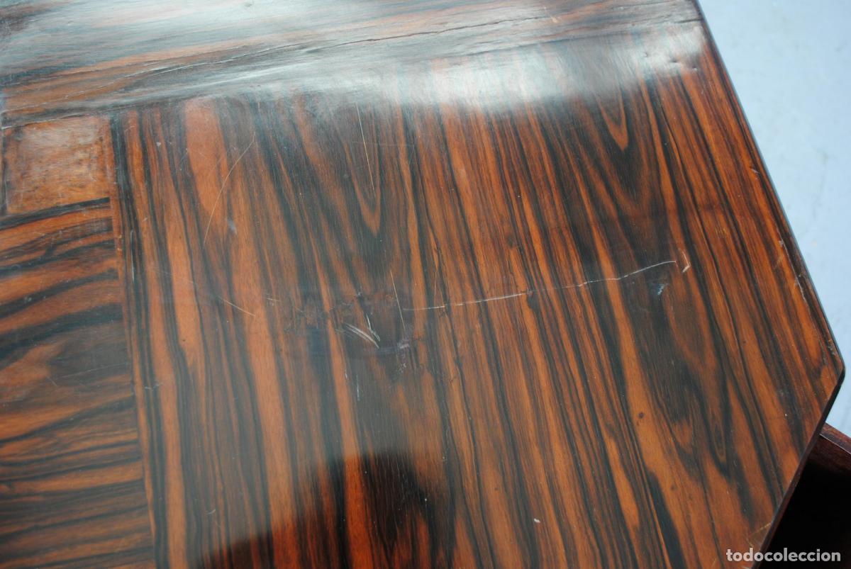 Antig&uuml;edades: Table basse art d&eacute;co Art d&eacute;co 1930 en macassar - Foto 5