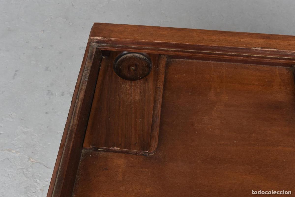 Antig&uuml;edades: Table &agrave; jeu Art d&eacute;co 1930 en acajou - Foto 6