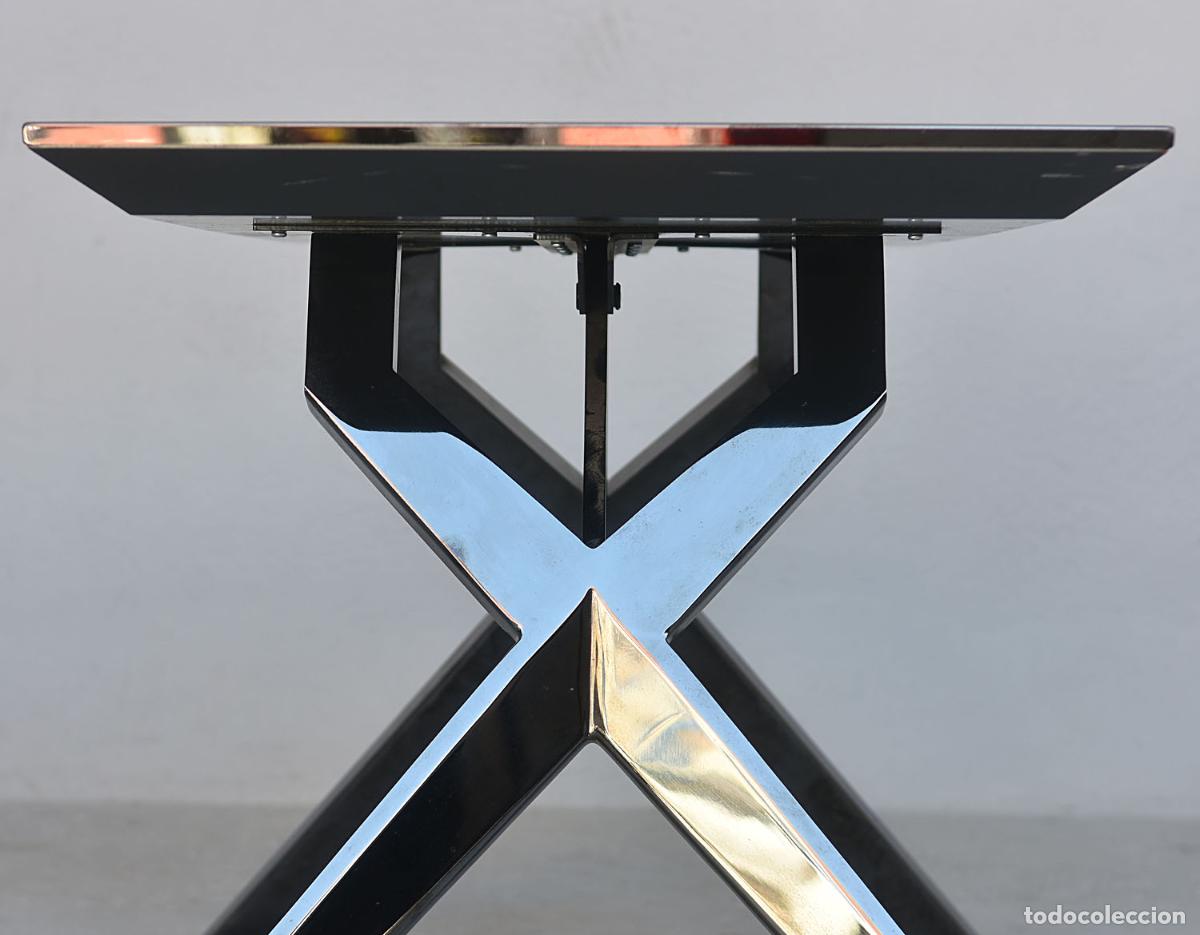 Antig&uuml;edades: Table basse m&eacute;tal chrom&eacute; - Foto 6