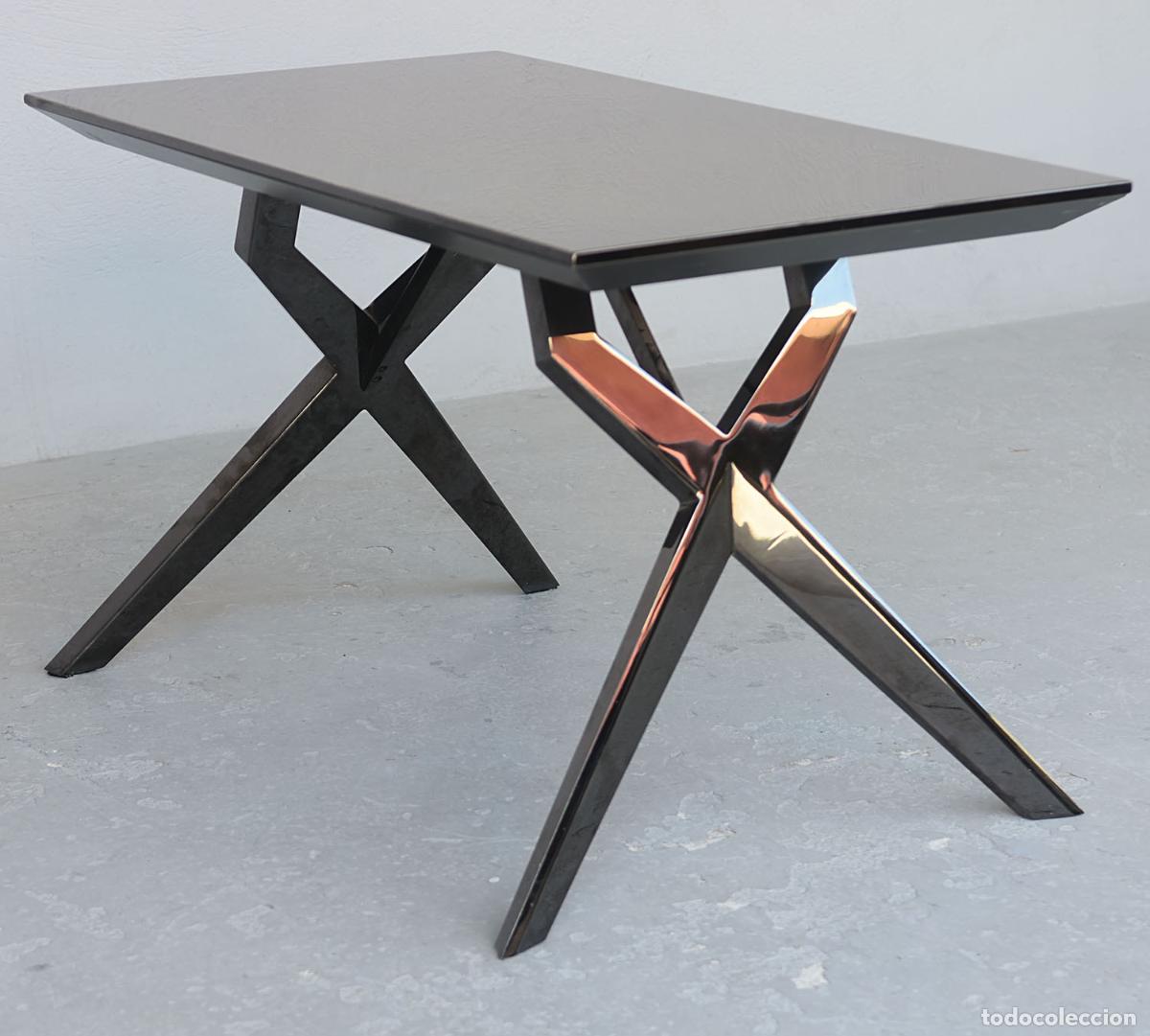 Antig&uuml;edades: Table basse m&eacute;tal chrom&eacute; - Foto 7