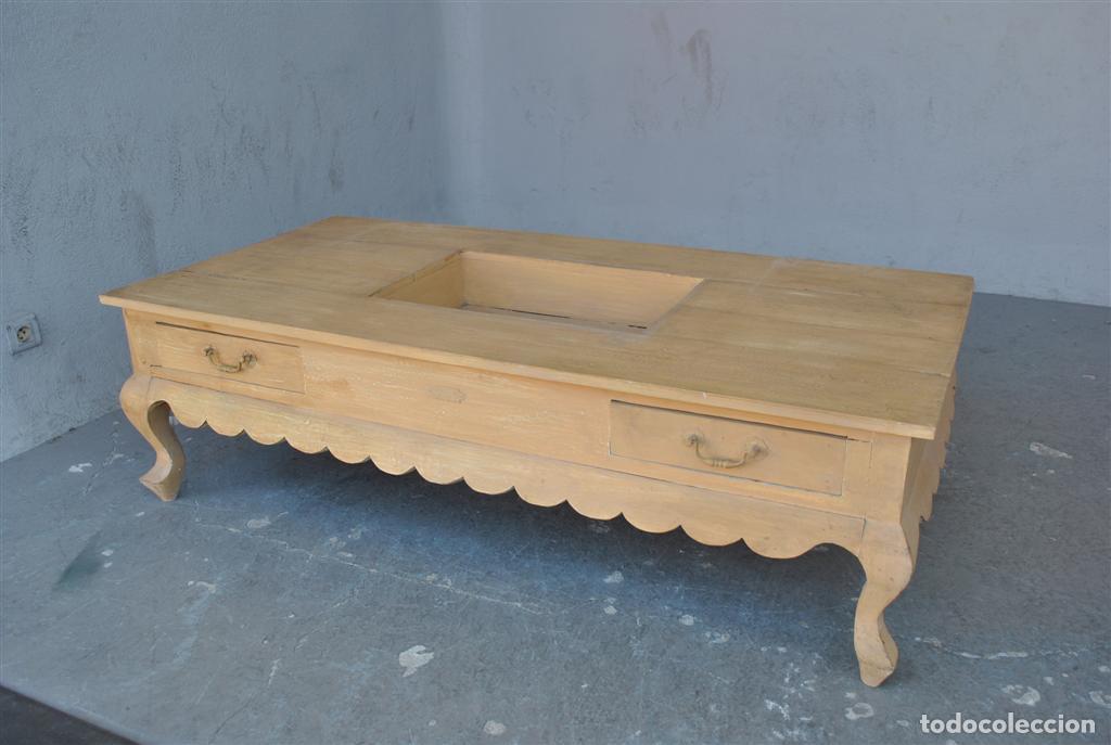 Antig&uuml;edades: Table basse de style oc&eacute;anien bois exotique - Foto 3